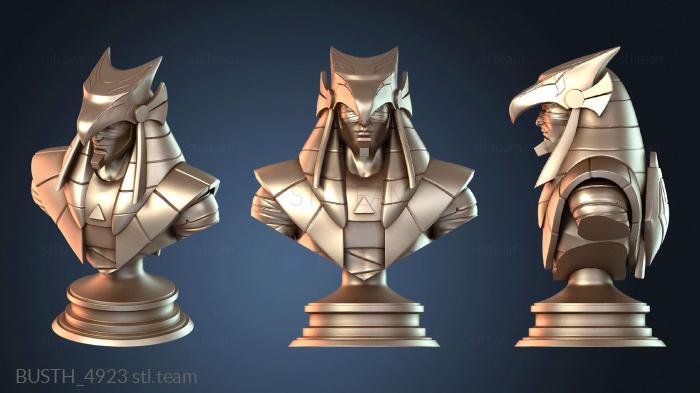 Бюсты монстры и герои Мумии Живые Джа Кал Бюст и Нефертина Назад Орел