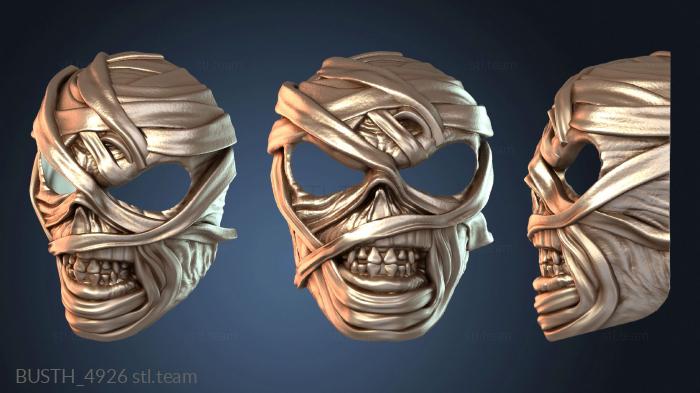 Бюсты монстры и герои Ремешок для маски «Мумия-жуткая»