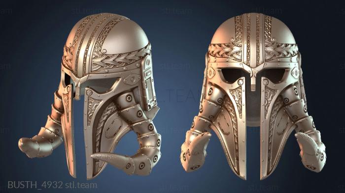 Бюсты монстры и герои Мифический шлем Мандо