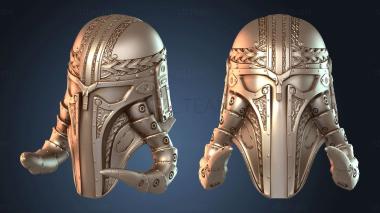 3D модель Миф Мандо с забралом (STL)