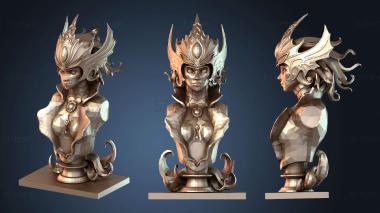 3D модель Бюст Нами (STL)