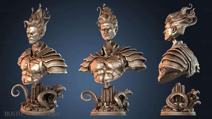 Бюсты монстры и герои Портрет бюста Намора в Рио