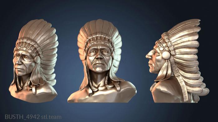 Бюсты монстры и герои Бюст коренных американцев