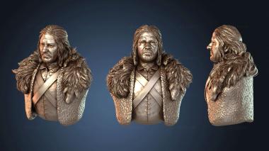 3D модель Игровые престолы Неда Старка (STL)