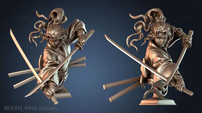 Бюсты монстры и герои Неко Воин Бэнгс