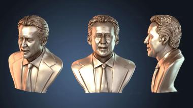 3D модель Николас Кейдж (STL)
