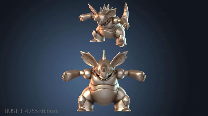 Бюсты монстры и герои Нидокинг