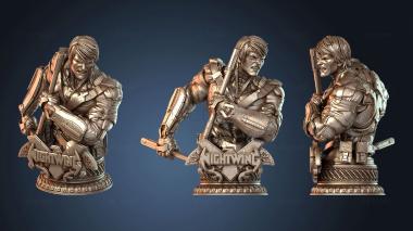3D модель Бюст Найтвинга (STL)