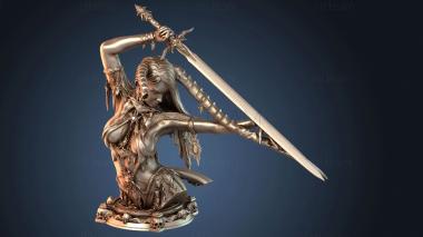 3D модель Omancer Lamashtu Bust (STL)
