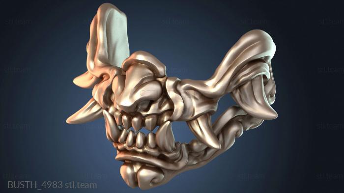 Бюсты монстры и герои Полумаска Они