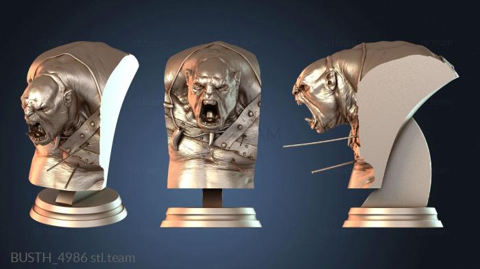 Бюсты монстры и герои Бюст орка-берсерка