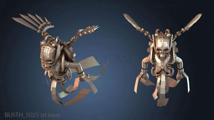 Бюсты монстры и герои Маска-череп херувима для питомца