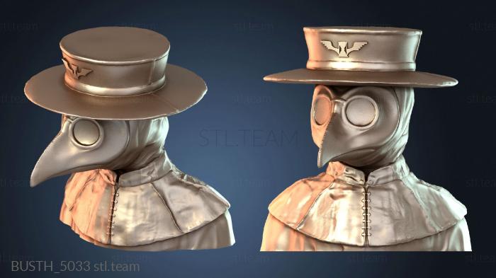 Бюсты монстры и герои Бюст Чумного Доктора Песочника