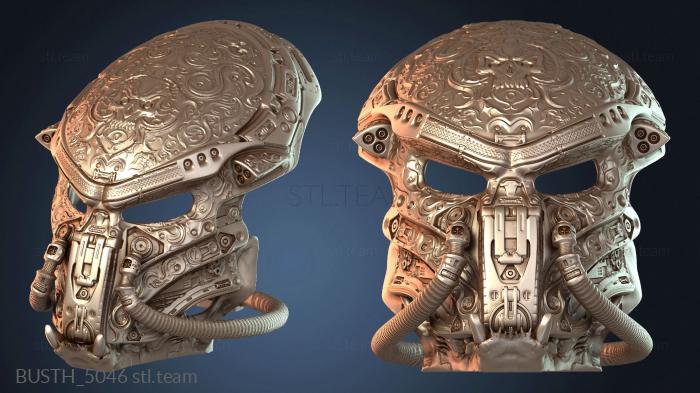 Бюсты монстры и герои Маска и подставка Predator Architect Concept Mini