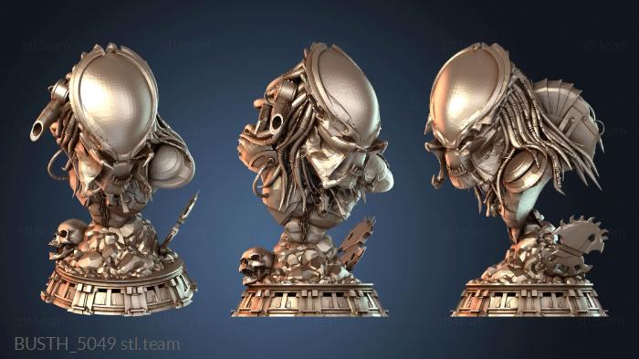 Бюсты монстры и герои Подробный бюст хищника