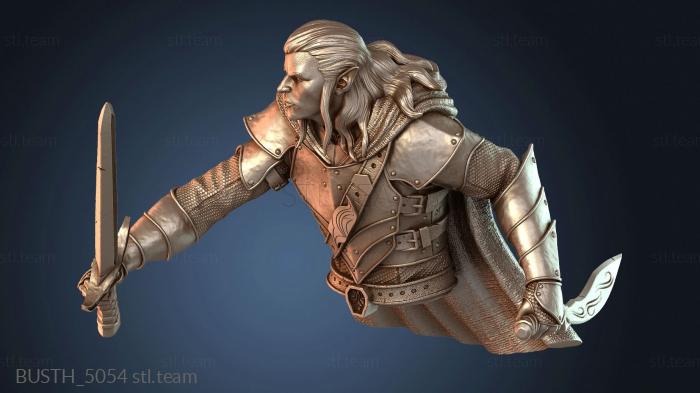 Бюсты монстры и герои Бюст эльфийского воина Первобытного Авгура