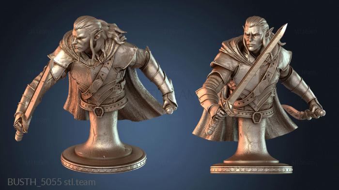 Бюсты монстры и герои Бюст эльфийского воина Первобытного Авгура