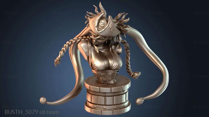 Бюсты монстры и герои Пиратский цифровой бюст Харли Квинн