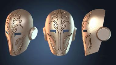 3D модель Реалистичная маска стража Храма джедаев (STL)