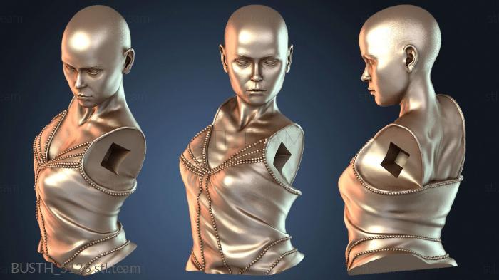 Бюсты монстры и герои Ривер Тэм Торсо Лысый Бюст