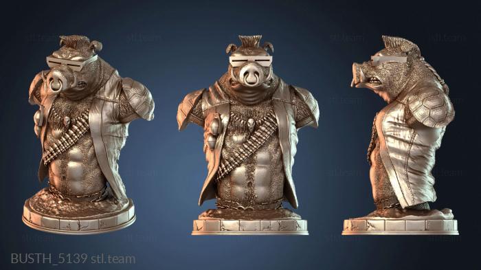 Бюсты монстры и герои Рокстеди и Бибоп разгромлены