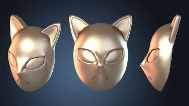 3D модель Маска Сабито заполнена (STL)