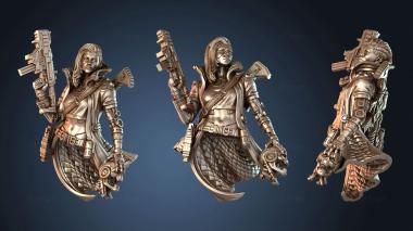 3D модель Бюст Сары Робот Хантер (STL)