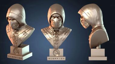 3D модель Стилизованный бюст скорпиона (STL)