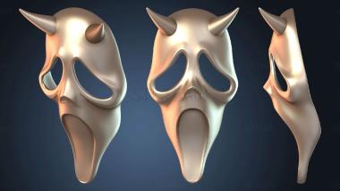 3D модель Маска Крика Призрака (STL)