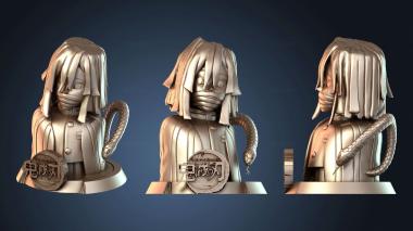 3D модель Секаи Обанаи и бюст (STL)