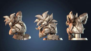3D модель Секай Терм Бюст Гоку (STL)