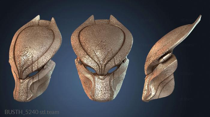 Бюсты монстры и герои Она шлем хищника