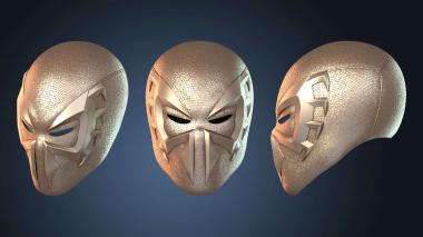 3D модель Полный шлем для косплея Человека-паука (STL)