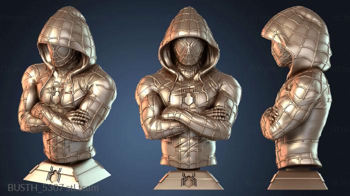 Бюсты монстры и герои Человек-паук с капюшоном