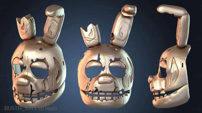 Бюсты монстры и герои Маска спрингтрапа