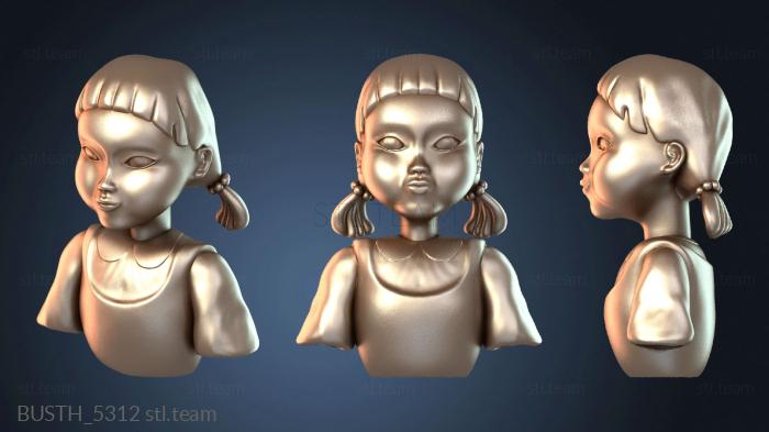 Бюсты монстры и герои Голова куклы-игрушки кальмара