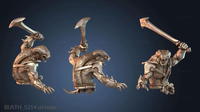 Бюсты монстры и герои Ssrall Halfblood BUST