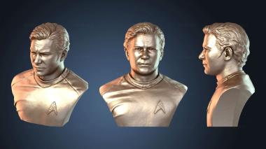 3D модель «Звездный путь» разоблачает Джеймса Кирка (STL)