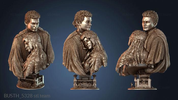 Бюсты монстры и герои Бюст Энакина и Падме из «Звездных войн»