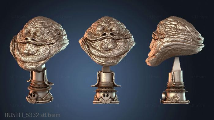 Бюсты монстры и герои Портрет-бюст Джаббы из «Звездных войн»