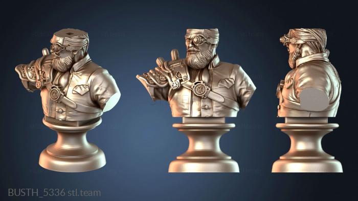 Бюсты монстры и герои Бюст джентльмена в стиле стимпанк