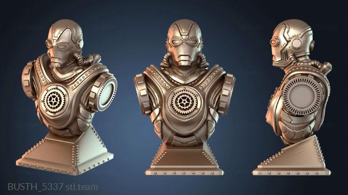 Бюсты монстры и герои Стимпанк Железный человек