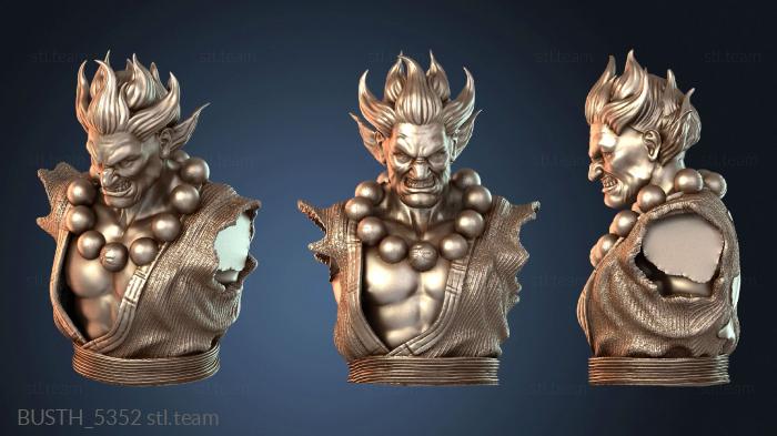 Бюсты монстры и герои Стритфайтер акума