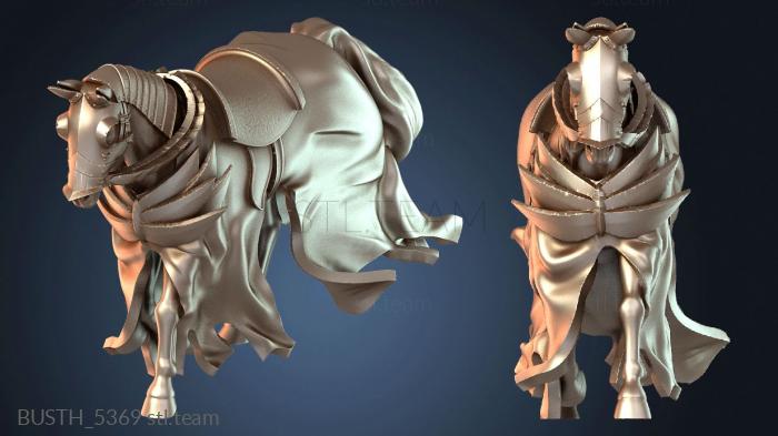 Бюсты монстры и герои Конь принца-лебедя