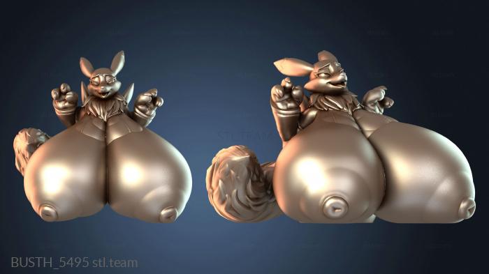 Бюсты монстры и герои V chunkerbuns в бикини с опущенными руками