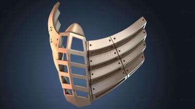3D модель Маска ниндзя Vand Scorpion Classic Mortal Kombat (STL)