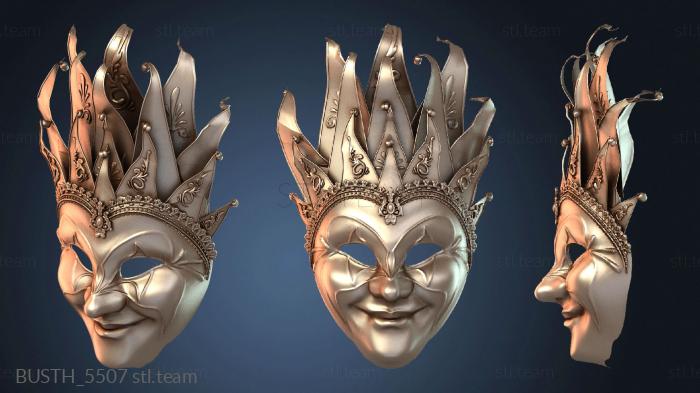 Бюсты монстры и герои Венецианская карнавальная маска Бориса Брейхи Джокера