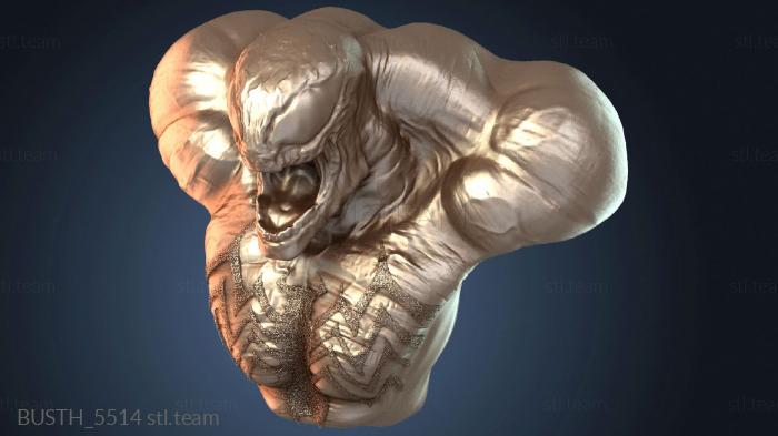 Бюсты монстры и герои Подробный бюст VENOM