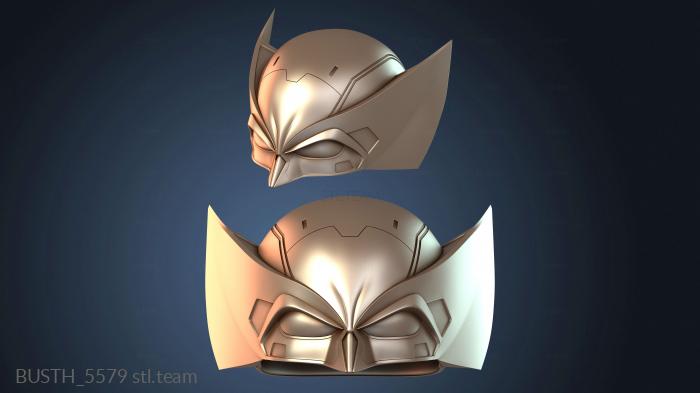 Бюсты монстры и герои Шлем Wolverine DEX с сетчатым глазом