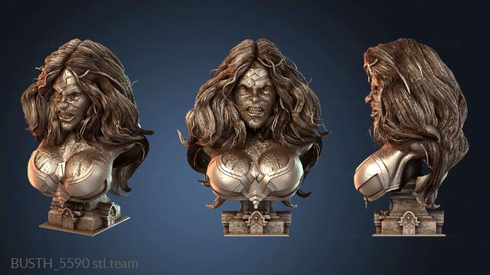 Бюсты монстры и герои Бюст Чудо-женщины-зомби